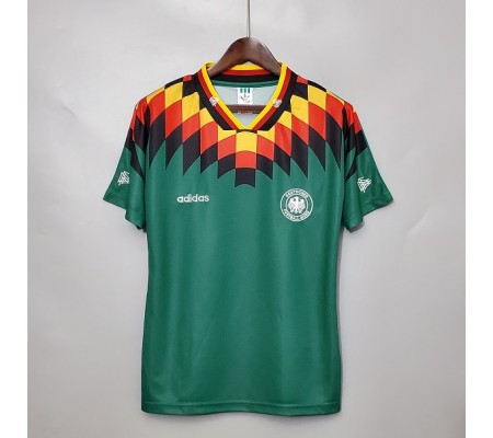 Germany 1994 World Cup Away Green Soccer Jersey